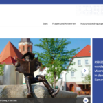 Screenshot der Startseite des Bürgerportals Maerker Brandenburg.