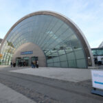 Blick auf die Stadthalle Bielefeld, in der die KommDIGITALE 2026 stattfinden wird.