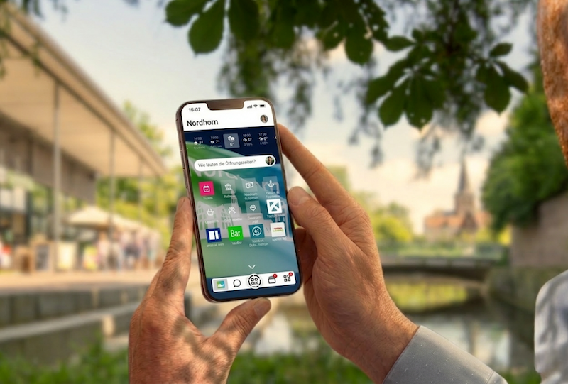 handy in Hand zeigt Nordhorn SuperApp