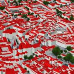 Screenshot des Digitalen Zwillings der Stadt Aachen.