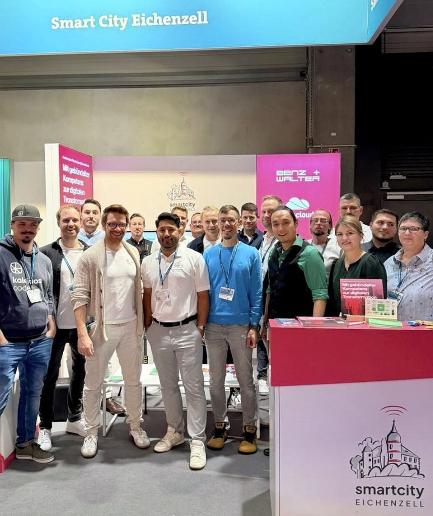Team von Smart City Eichenzell und seine Partner auf der SCCON 2025