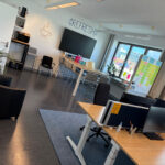 Blick in ein Büro in der Landeshauptstadt Stuttgart