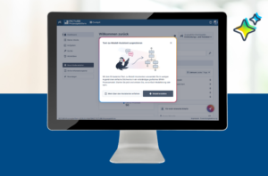 Bildschirm mit der Picture-Prozessplattform und KI-Funktion