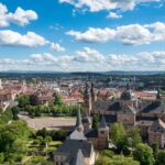 Dom Luftaufnahme Fulda Domplatz Innenstadt