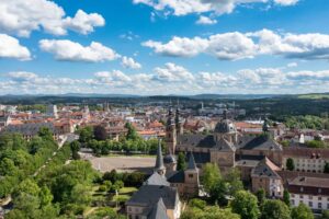 Dom Luftaufnahme Fulda Domplatz Innenstadt