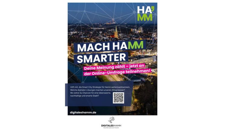 Plakat zur Aktion Mach Hamm smarter