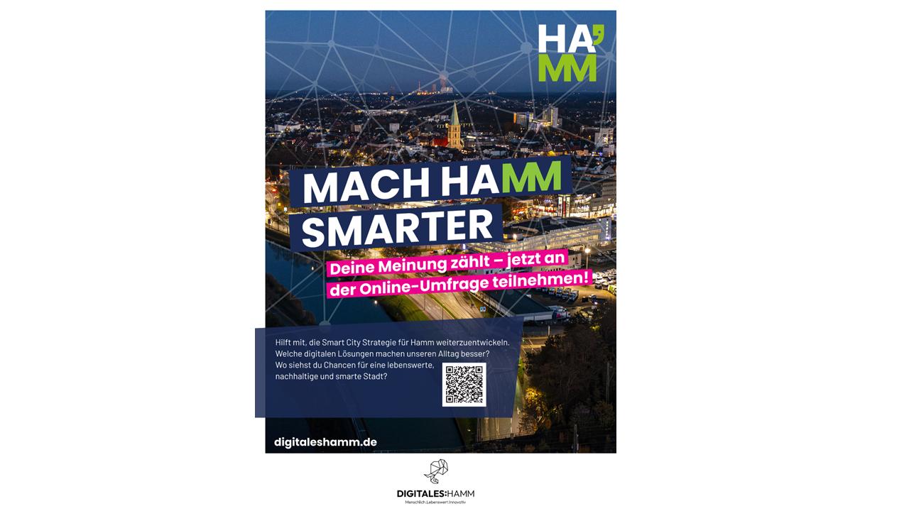 Plakat zur Aktion Mach Hamm smarter