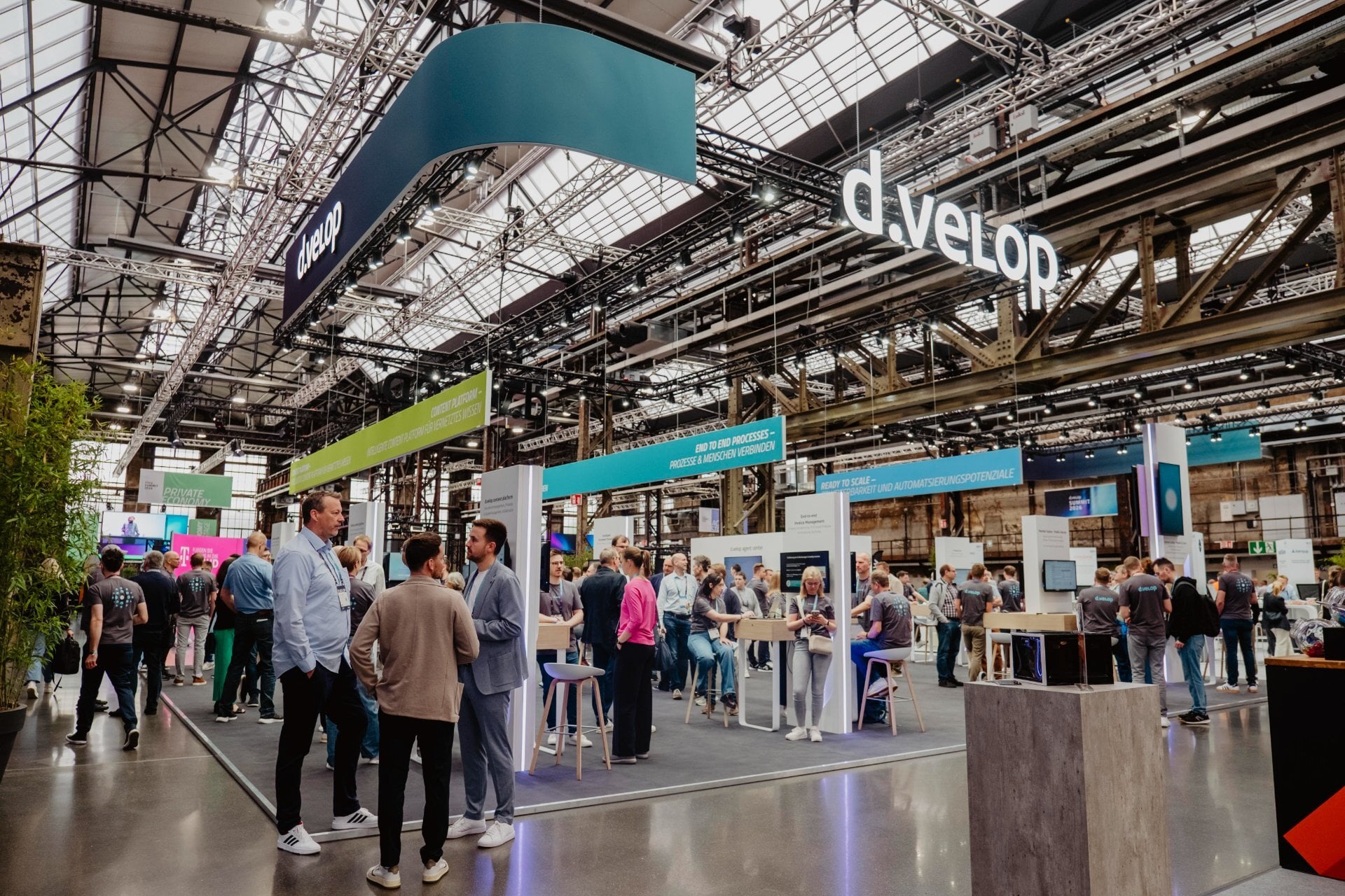 Messestand von d.velop auf dem d.velop SUMMIt 2026