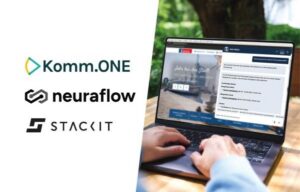 Montage mit Fiormenlogos und Laptop