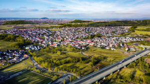 Luftbild der Gemeinde Eichenzell