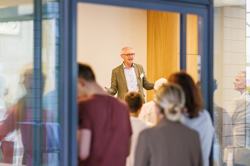Martin Schallbruch, CEO govdigital, beim Soft Opening des HIT in Berlin