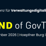 Konferenzlogo, gelb auf dunkelblau