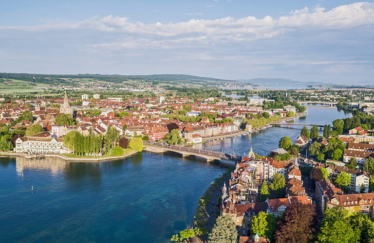 Luftaufnahme von Konstanz