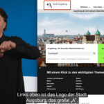 Screenshot aus einem der gebärdensprachvideos