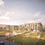 Visualisierung des smarten Pfaff-Quartiers in Kaiserslautern.