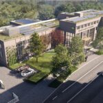 BU: Visualisierung des Neuen Stadthauses in Bergisch Gladbach.