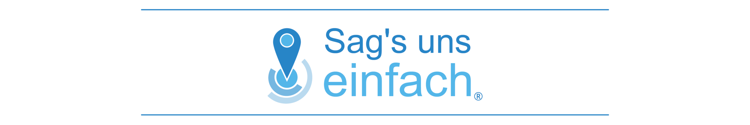 Logo Sag's uns einfach