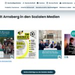 Screenshot der Social Wall