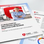 Gedruckte Ausgabe der Studie von G Data auf einem Tisch