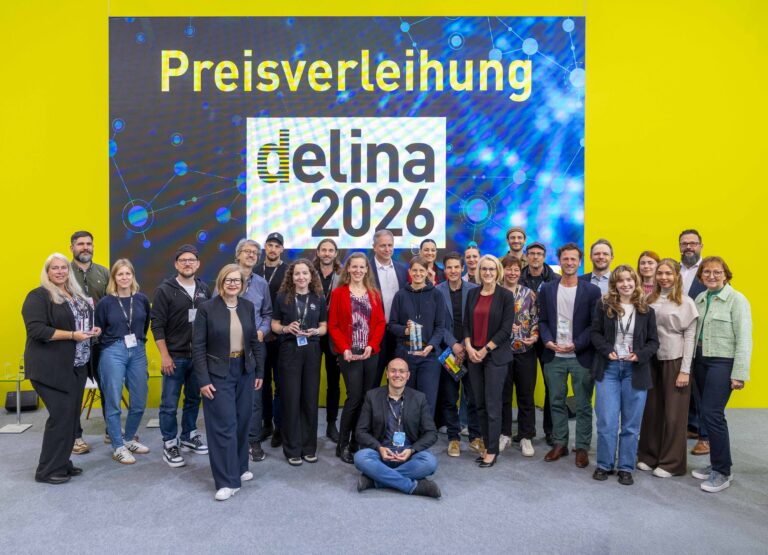Gruppenfoto auf Bühne