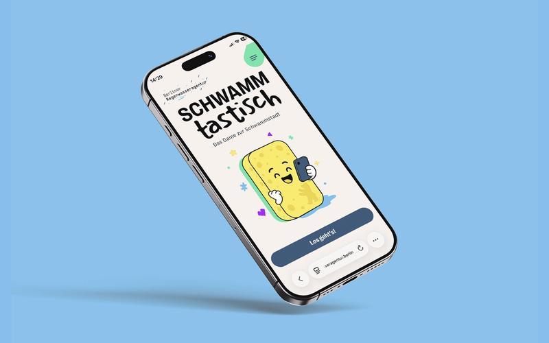 Mpck-up der Schwammstadt-App