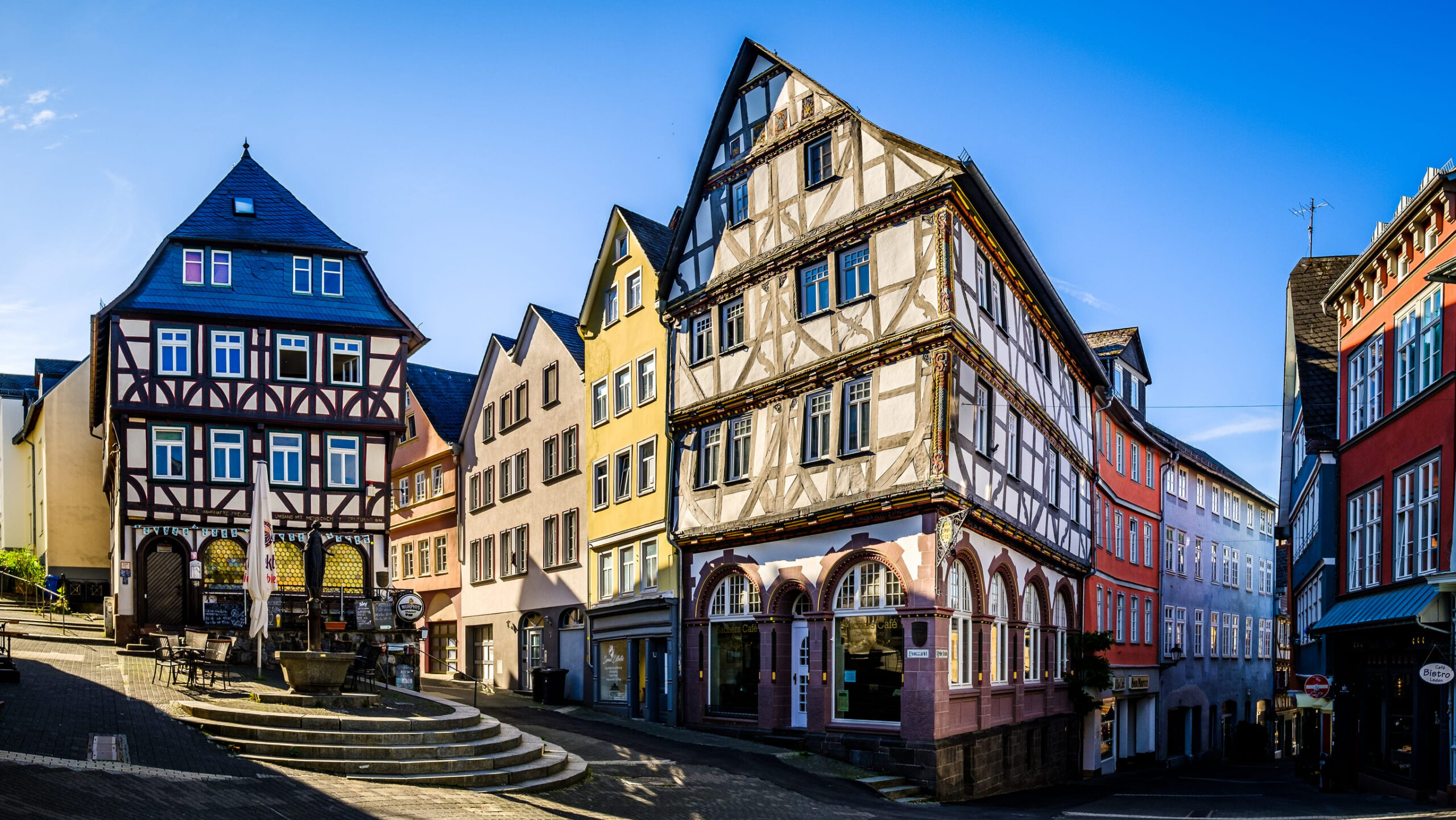 Altstadt von Wetzlar mit Fachwerkhäusern