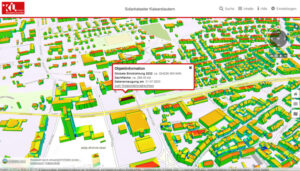 Screenshot Solarkataster Stadt Kaiserslautern